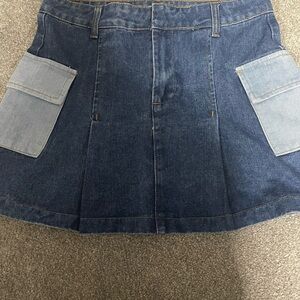 Forever 21 Blue Denim Mini Skirt